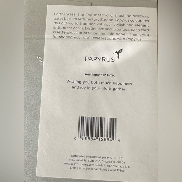 🌻Free with Bundle Wedding Card - Picture 2 of 2